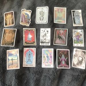 Lot of tarot stickers 🥰